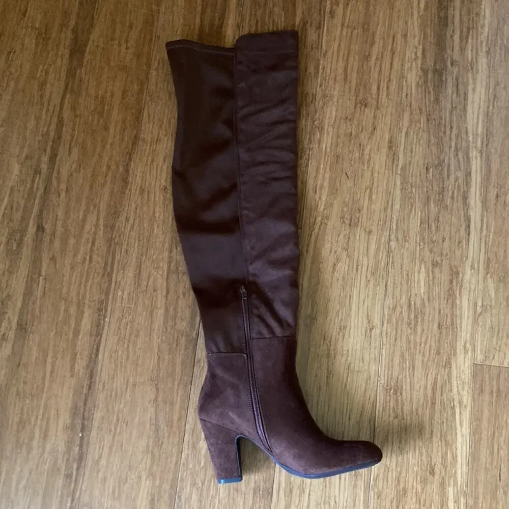 Chinese Laundry Brown Over the Knee Boots, Size 5.5